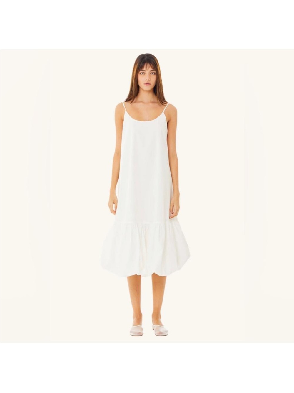 Find Me Now Anthropologie Cloud Poplin Midi Dress Medium